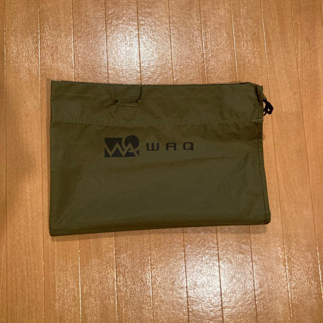 【美品】WAQ 2WAY フォールディングコット オリーブ キャンプコット