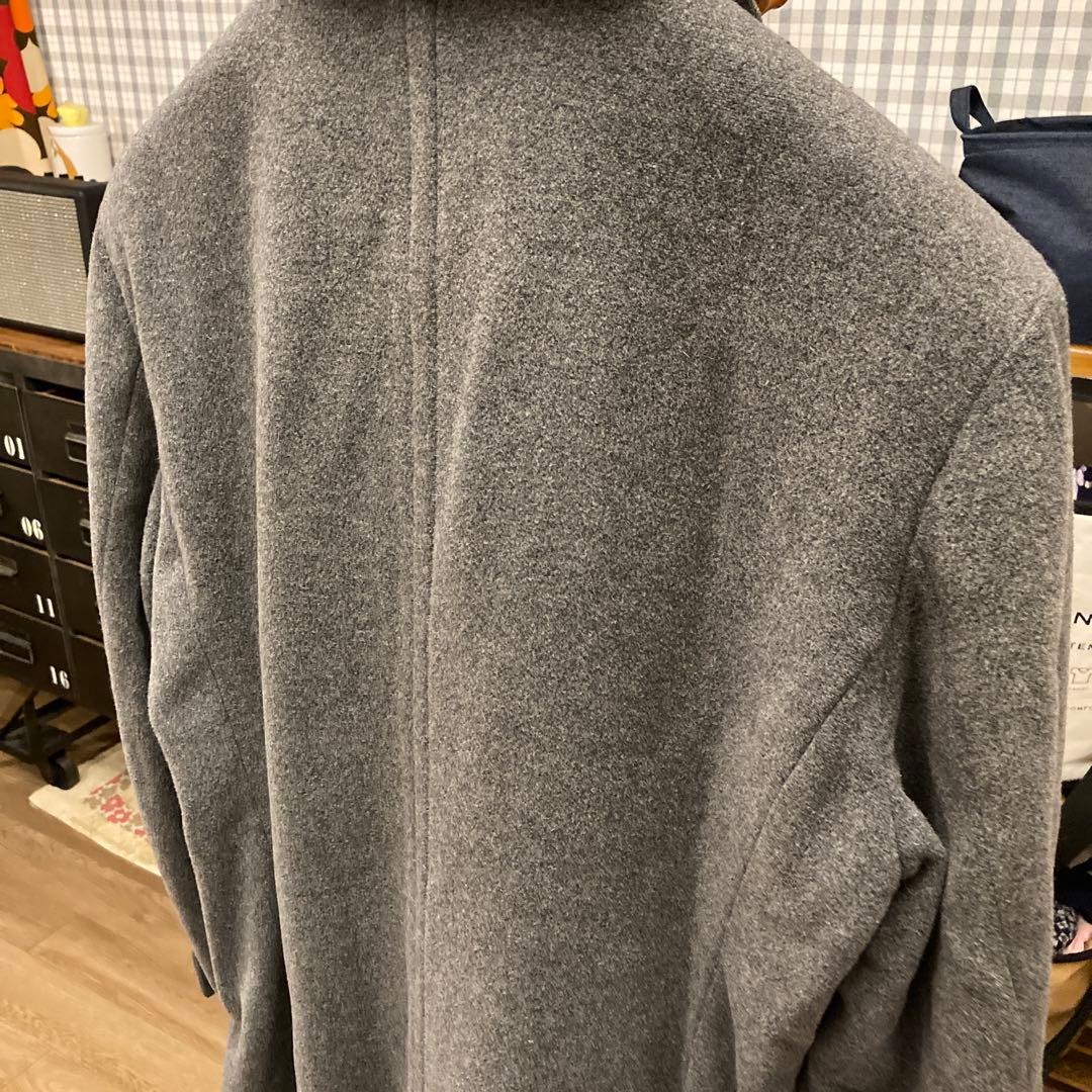 マーガレットハウエル　フロントフライメルトンウールチェスターコート　日本製