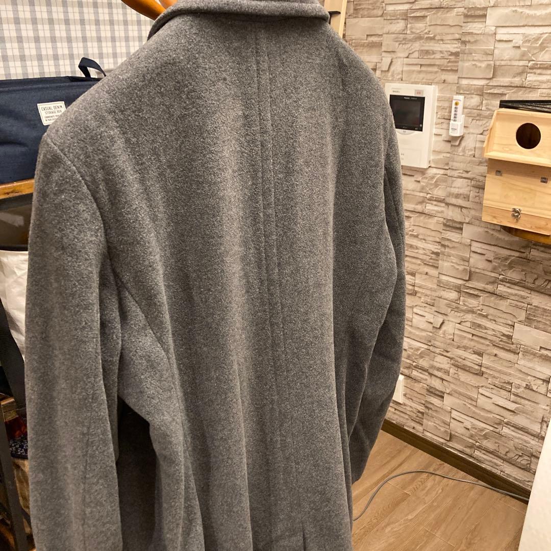 マーガレットハウエル　フロントフライメルトンウールチェスターコート　日本製