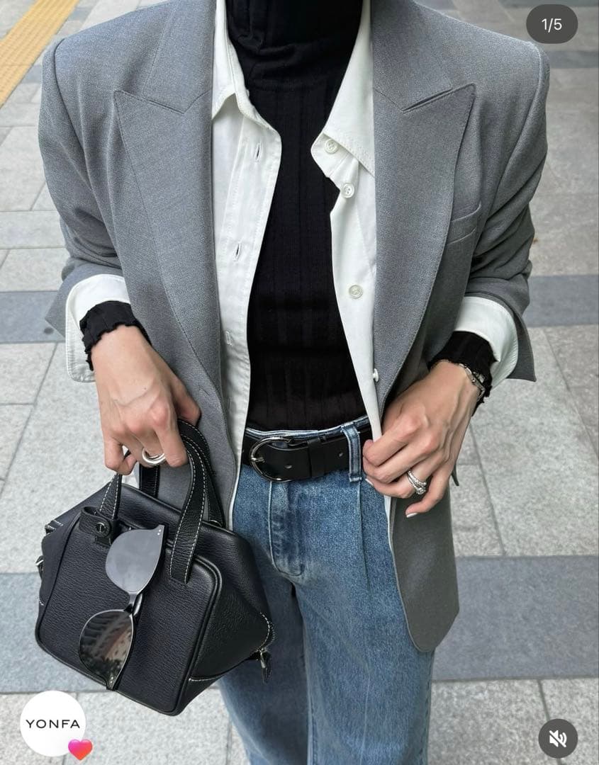 新品未使用　yonfa ヨンファ　sophia デニムパンツ