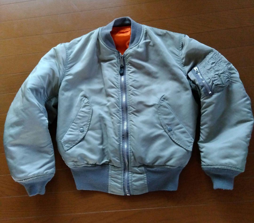 ぱ*な様 80s−90s ALPHA MA-1 IDEALジップ　USA製