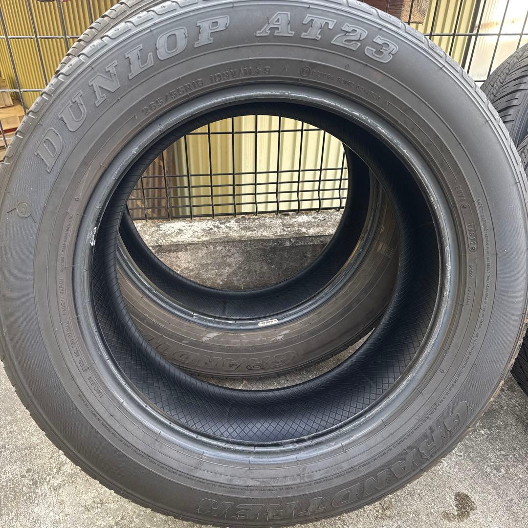 DUNLOP AT23 265/55R19 りゅーせー　④