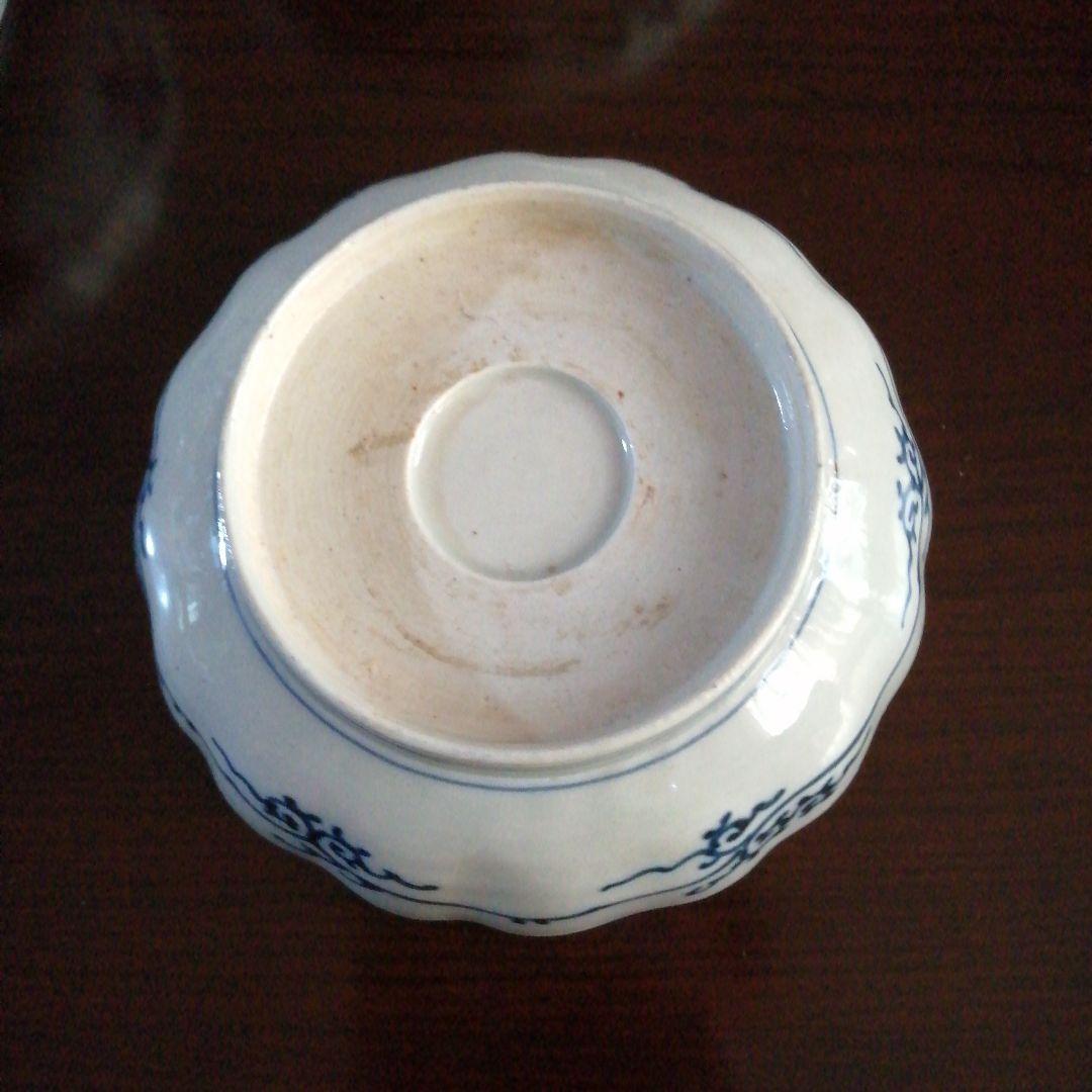 伊万里　錦灯灯籠画膾皿　6客　15cm　明治期