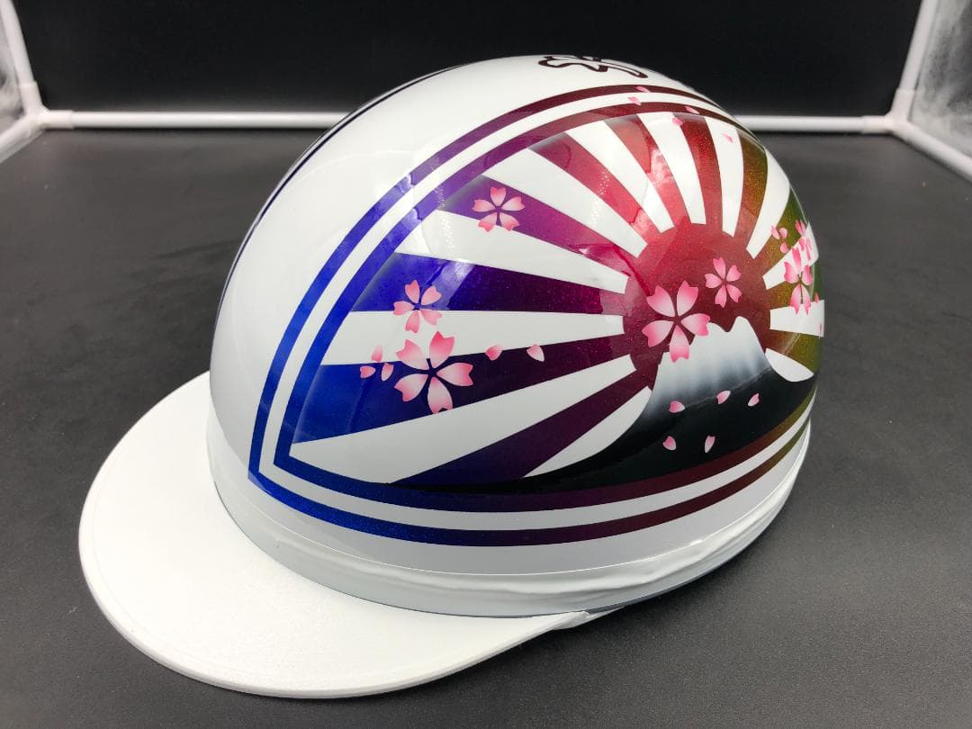 コルク半　カスタム　富士日章　マジック　ホワイトラメグラデーション桜　高級クリヤ