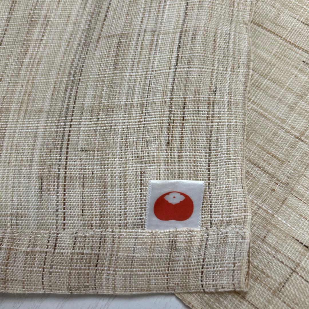 麻100% のれん　和風　京都　洛柿庵　山法師