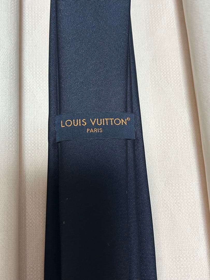 LOUIS VUITTON ネイビー ネクタイ