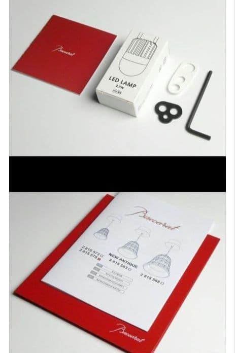 ニューアンティーク クロシェット ペンダントライト S　Baccarat