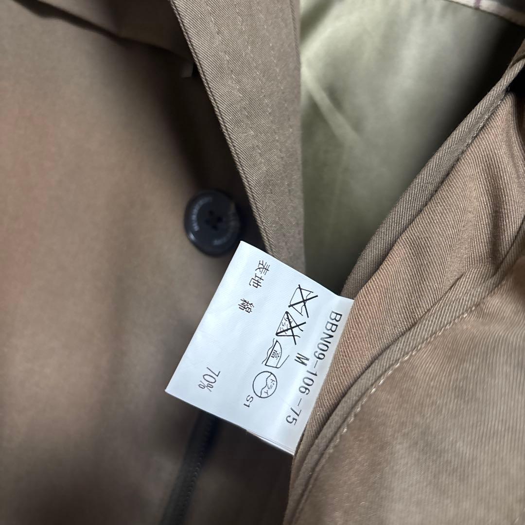 Burberry ステンカラーコート ブラウンカーキー　M