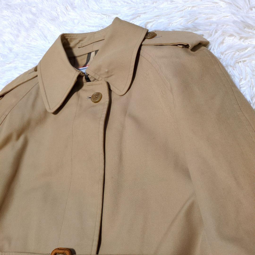 Burberry　ステンカラーコート ノバチェック　ベージュ
