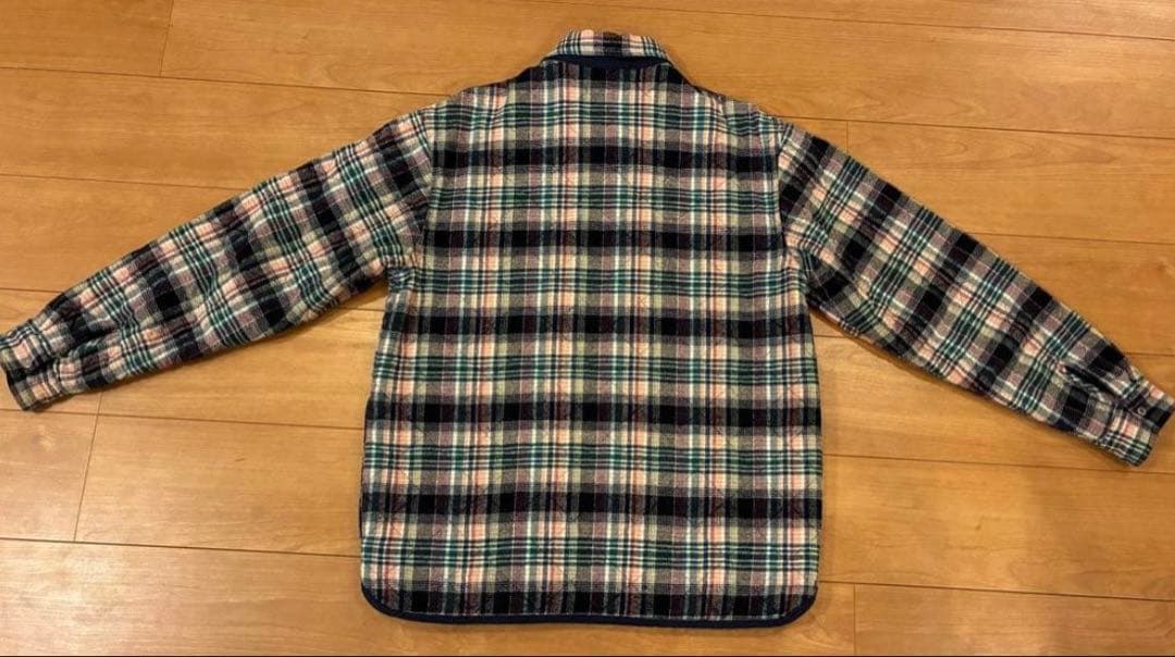 ジャケット・アウター SUPREME Quilted plaid zip up shirt 19AW