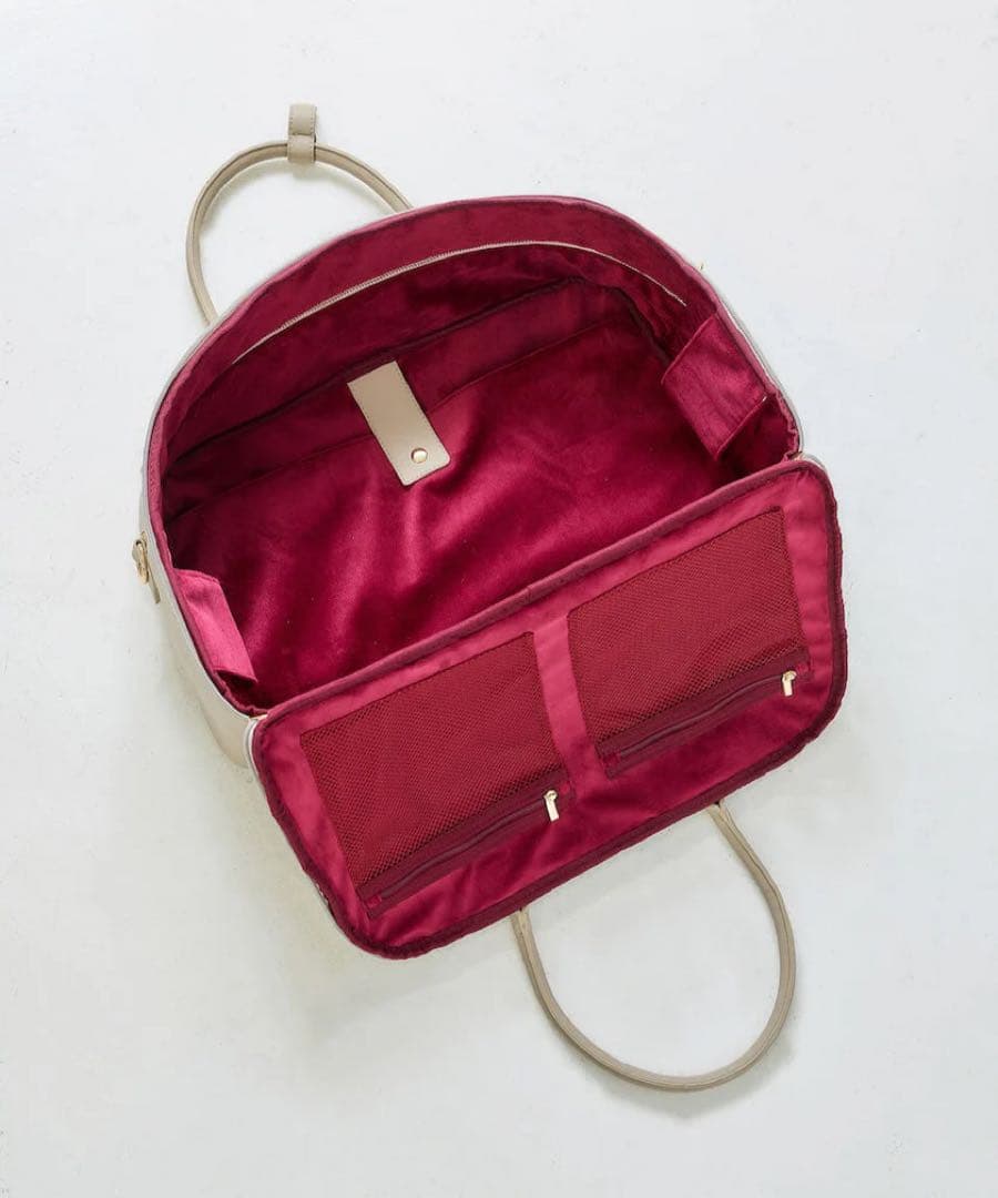 エパール3way Boston bagソフトグレージュ