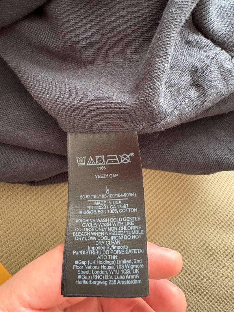 ゆきだるま様Yeezy×Gap Balenciaga Dove Hoodie L