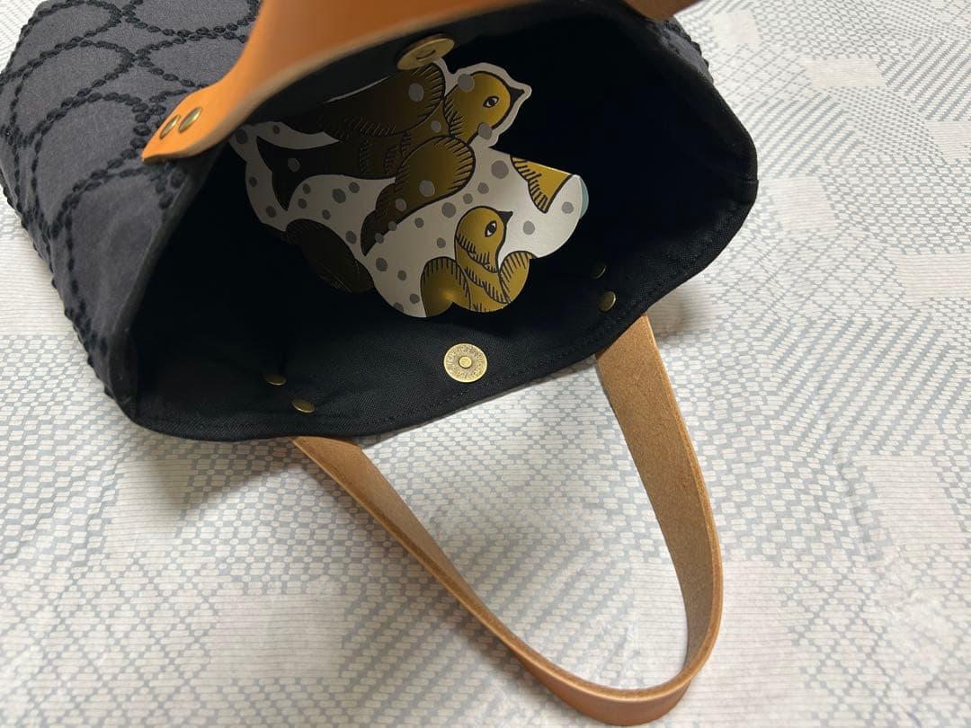 ああ 様 followingday コロりんトート(持ち手レザー)