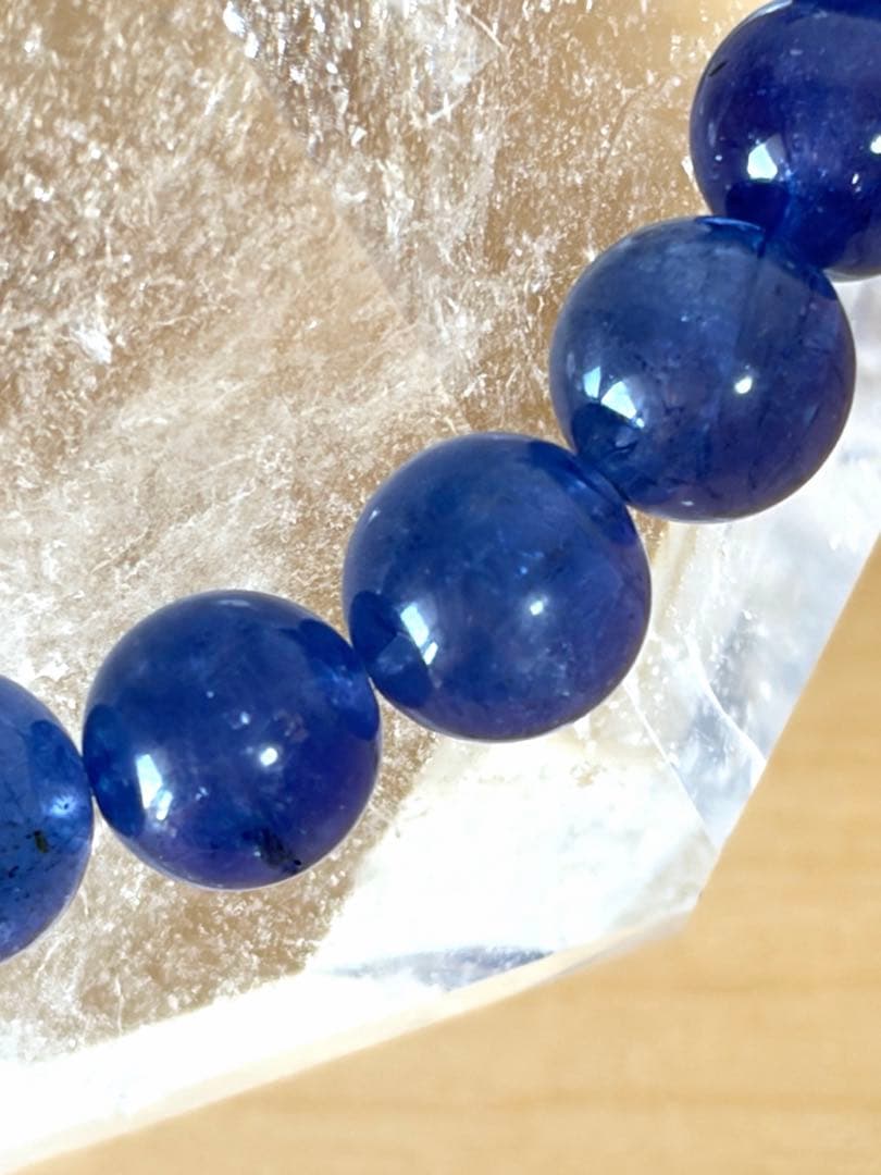 宝石質　タンザナイト　天然石　ブレスレット