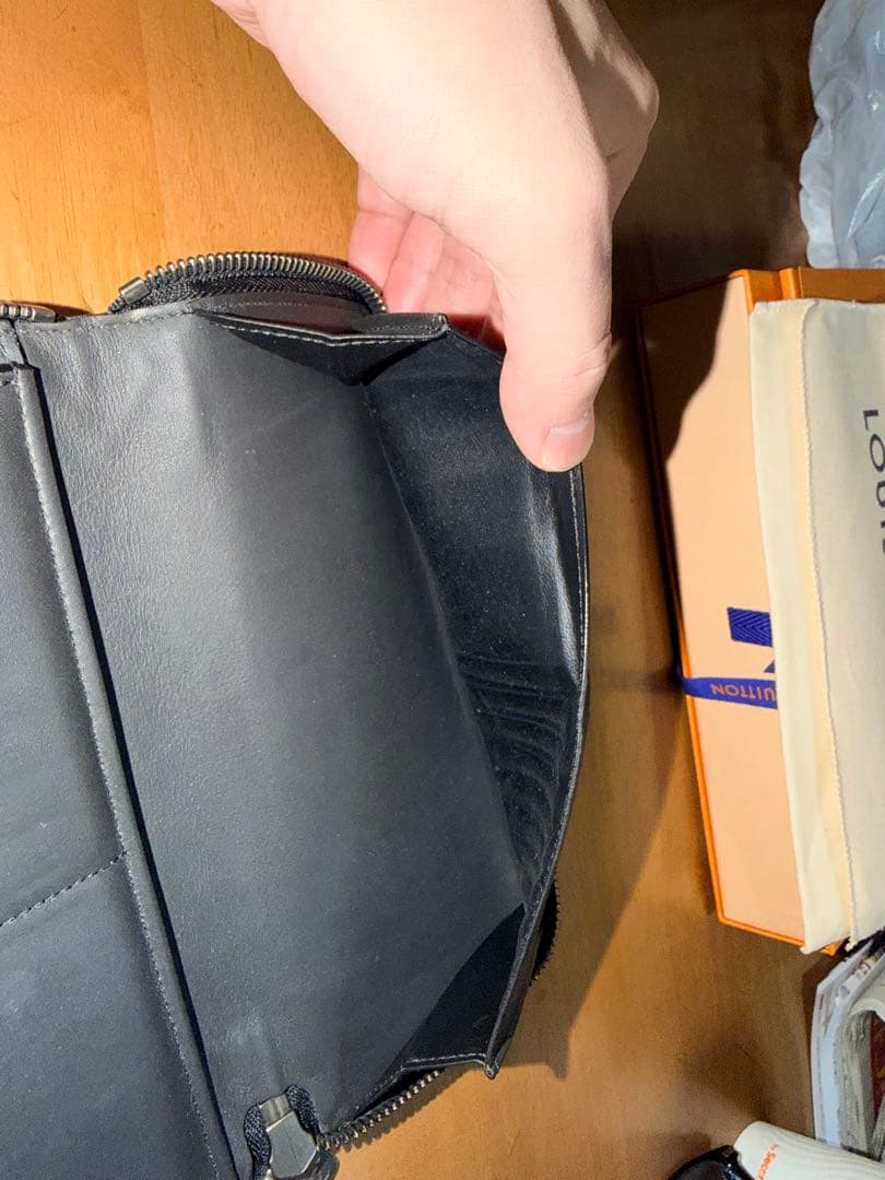 LOUIS VUITTON 長財布 ダミエ ポルトフォイユ ブラザ