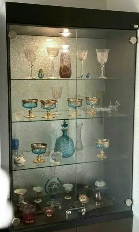 80×43×127　キュリオケース　ガラスケース　キャビネット　ショーケース