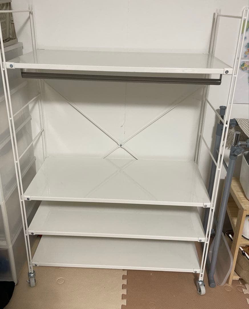 無印良品　スチールユニットシェルフ120×86 ※ワードローブなし