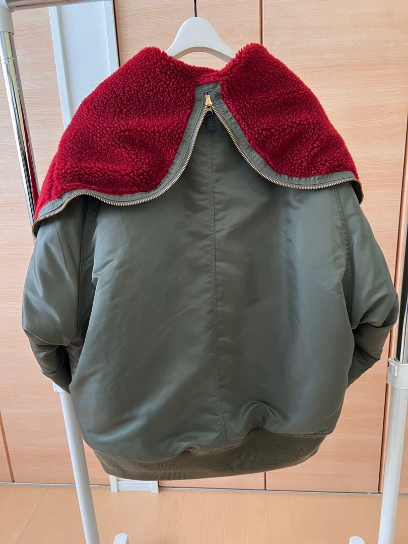 ジャケット・アウター Petal Mouth Hood Bomber Jacket N-2B