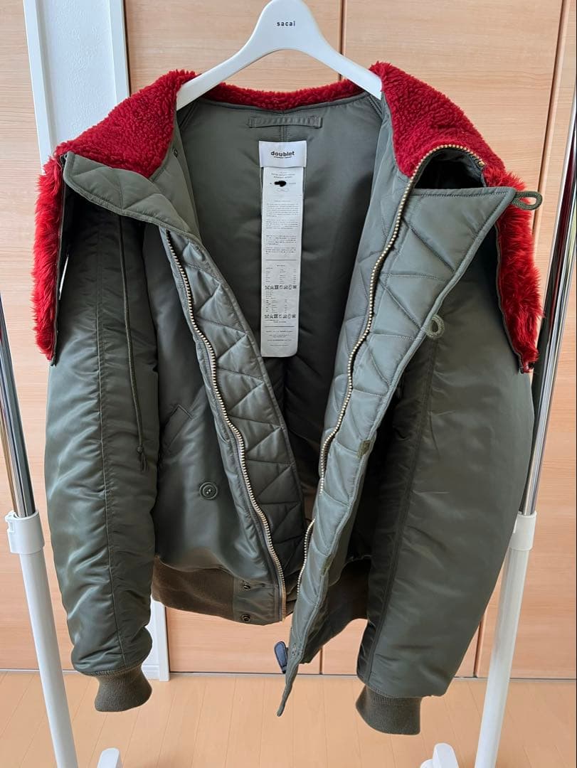 ジャケット・アウター Petal Mouth Hood Bomber Jacket N-2B