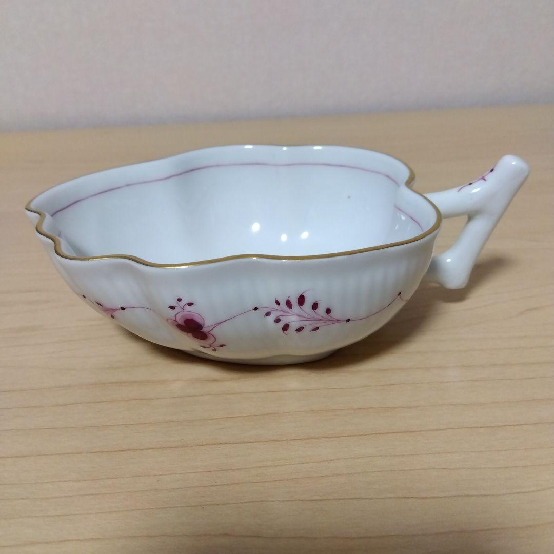 未使用　ロイヤルコペンハーゲン　パルメッテ　バーガンディ　オープンディッシュ