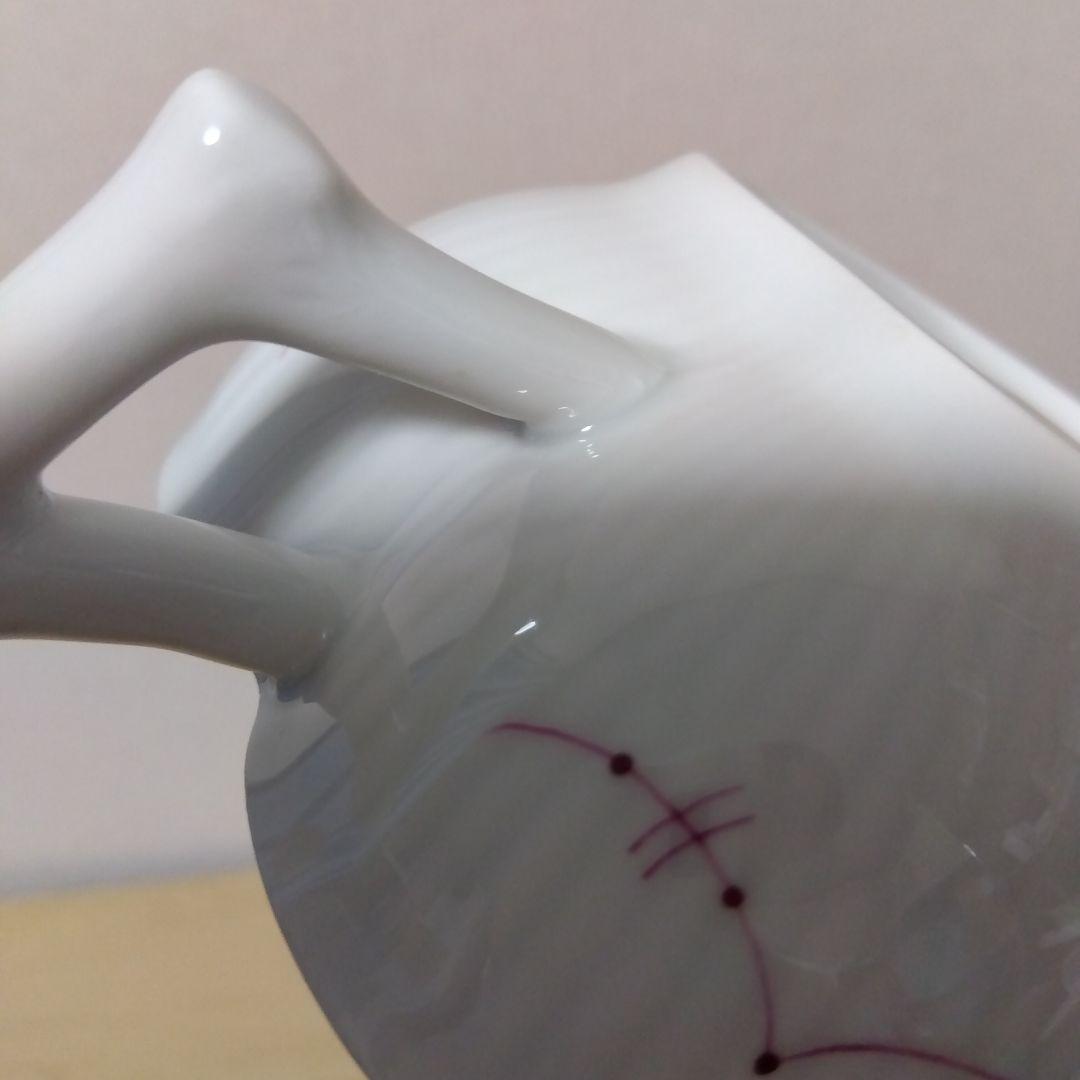 未使用　ロイヤルコペンハーゲン　パルメッテ　バーガンディ　オープンディッシュ