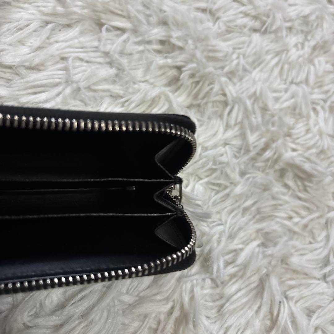 極美品　GUCCI グッチシマ　黒 レザー ケース　カードケース