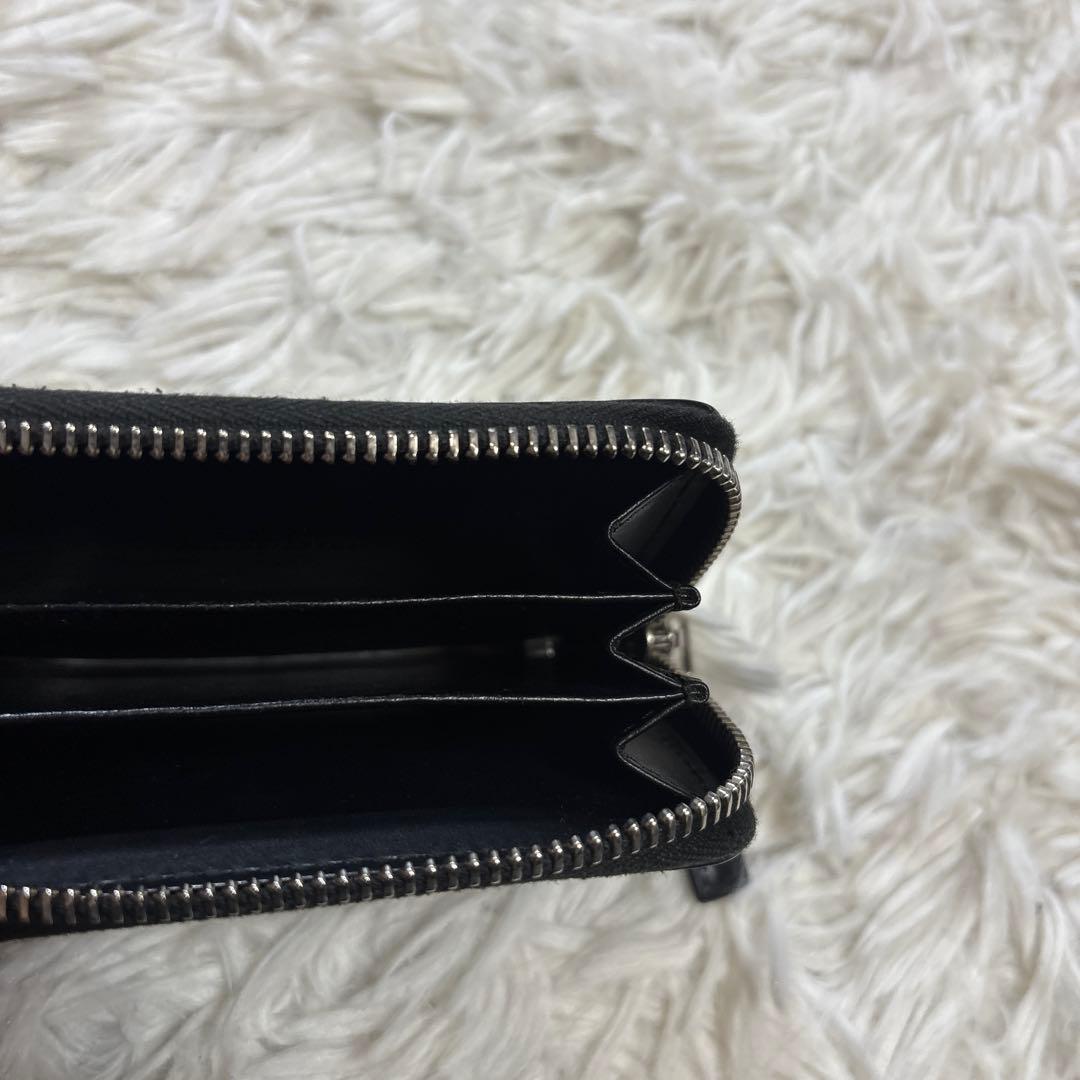 極美品　GUCCI グッチシマ　黒 レザー ケース　カードケース