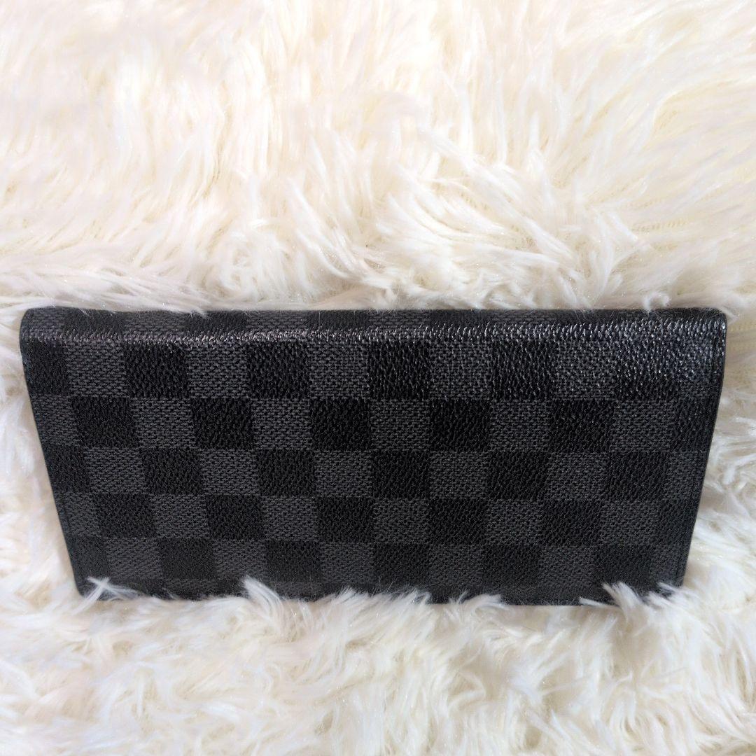 Louis Vuitton ルイ・ヴィトン ダミエ ブラック 二つ折り財布