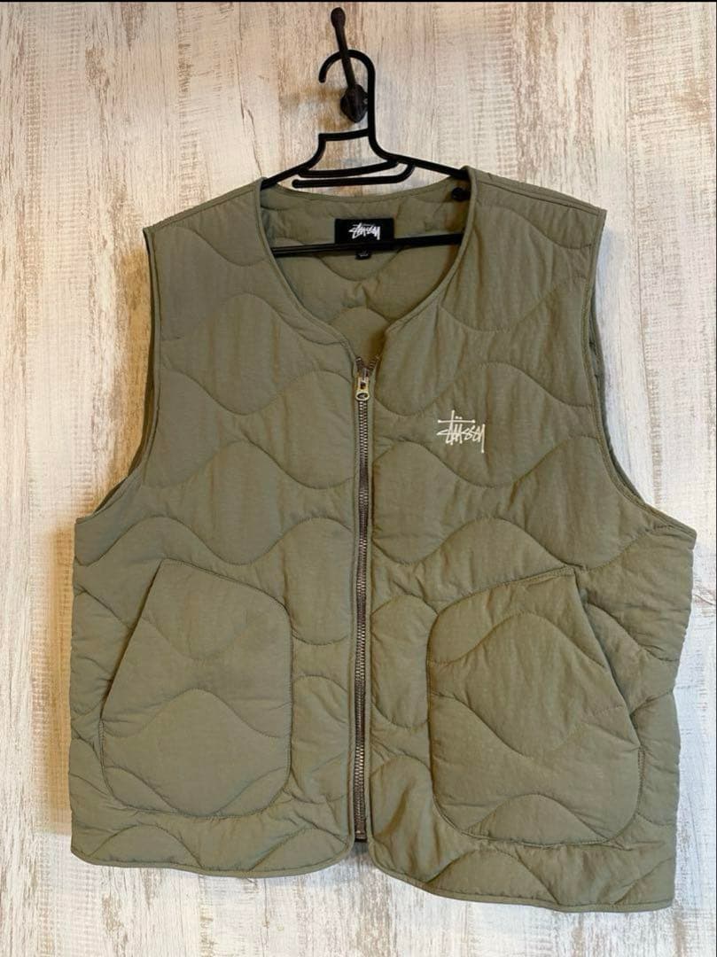 ジャケット・アウター STUSSY recycled nylon liner vest