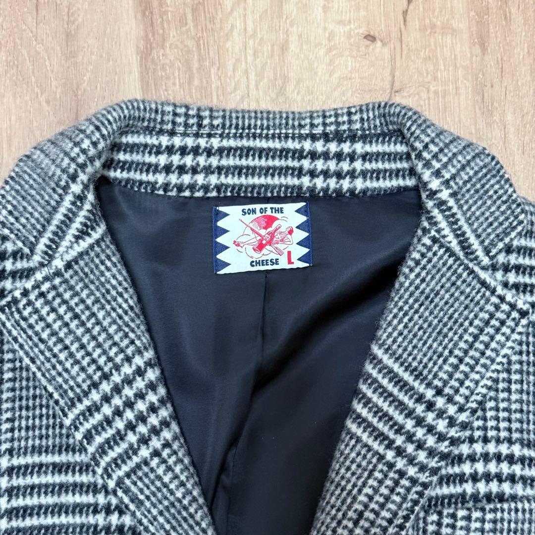 SON OF THE CHEESE/CHECK GOWN COAT チェック