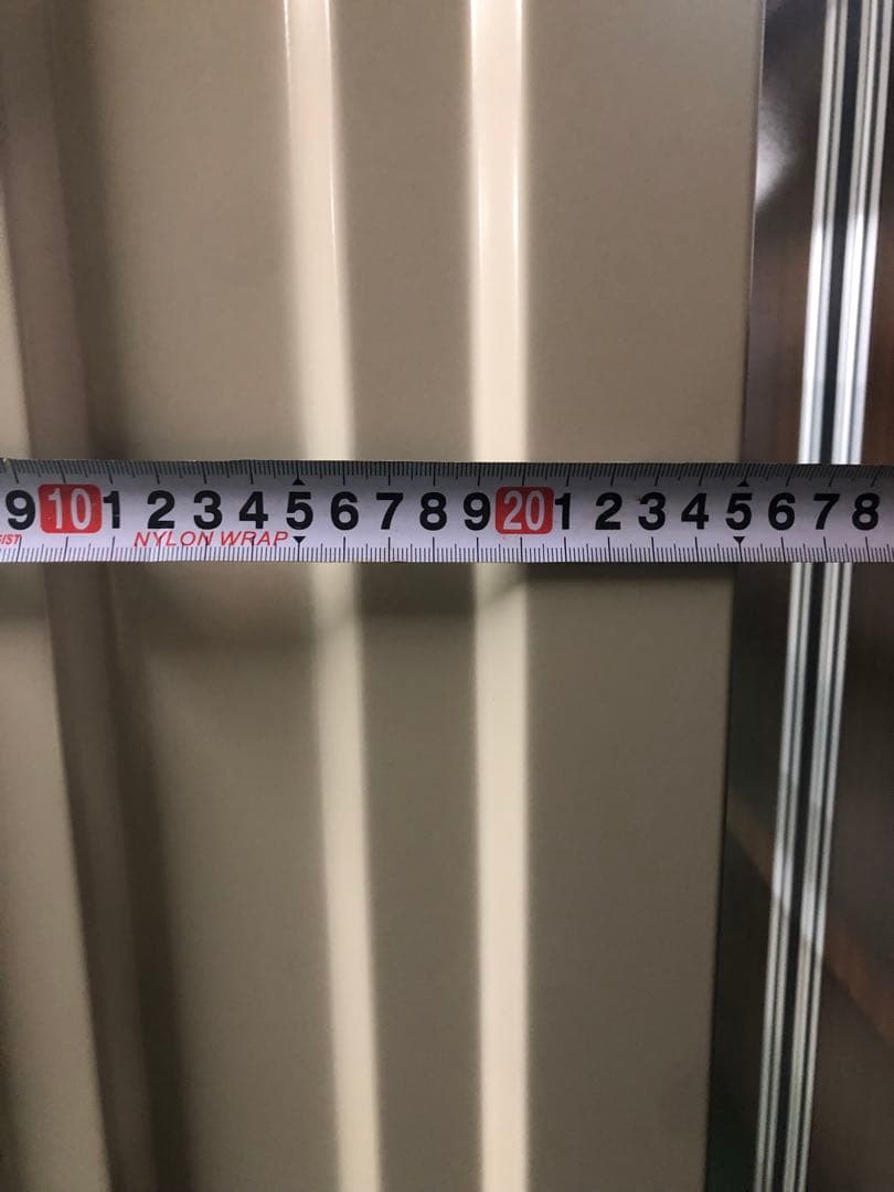 ベージュ スチールラック 6段 約180cm