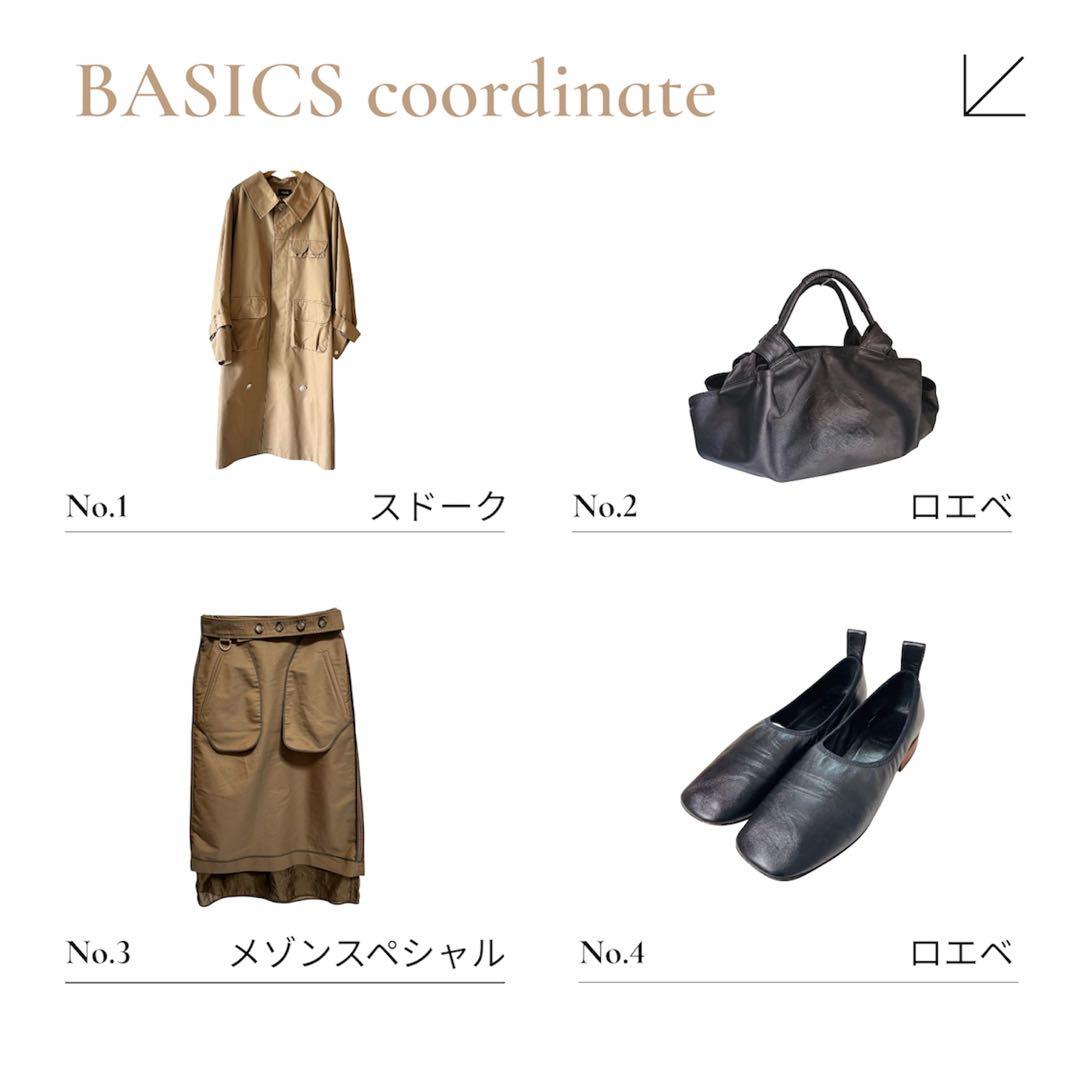 新品未使用⭐ soduk スドーク☆ メニ―ポケットトレンチ コート F