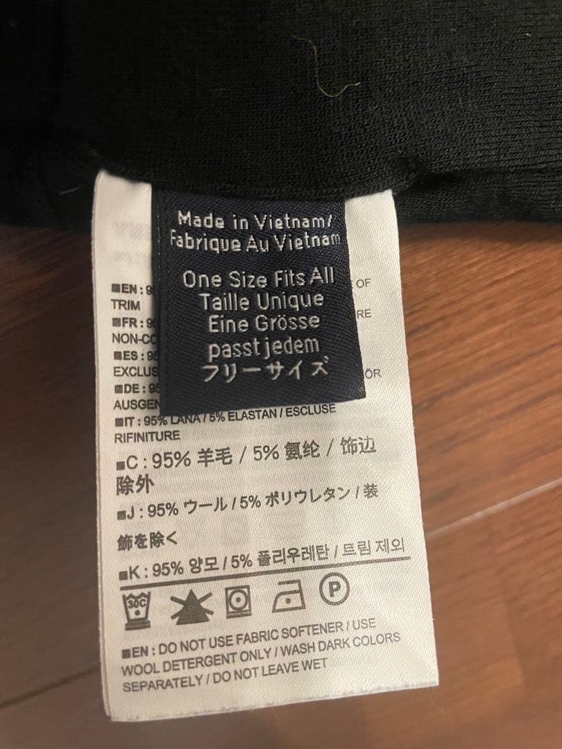 アークテリクス　ネックゲイター　ブラック　刺繍ロゴ