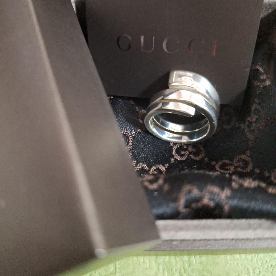 新品未使用　GUCCI スパイラルリング　シルバー　15号