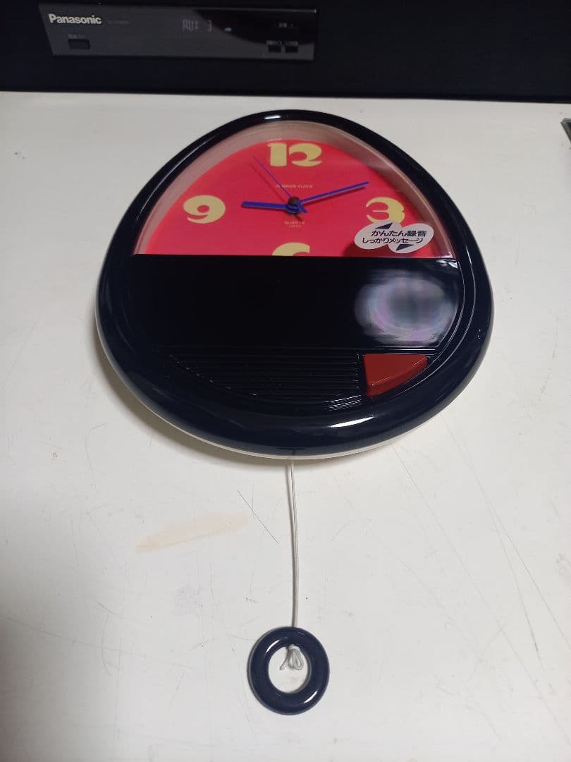 レア　1980's　ギミック　ボイス　クロック　ポストモダン　録音稼働品