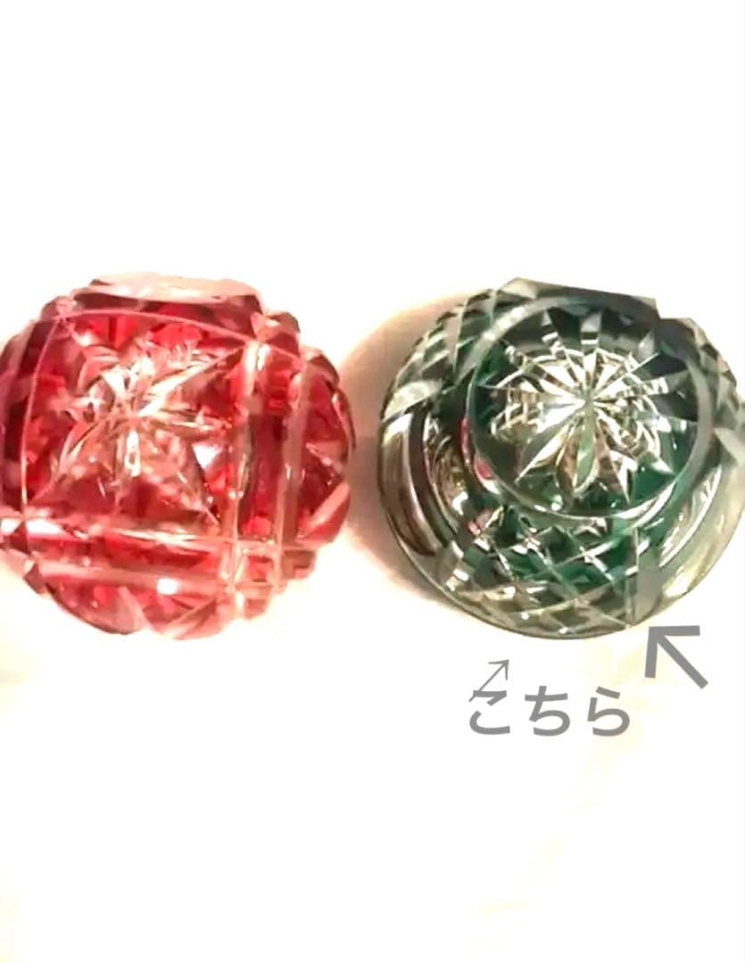 KAGAMl 江戸切子　置き時計