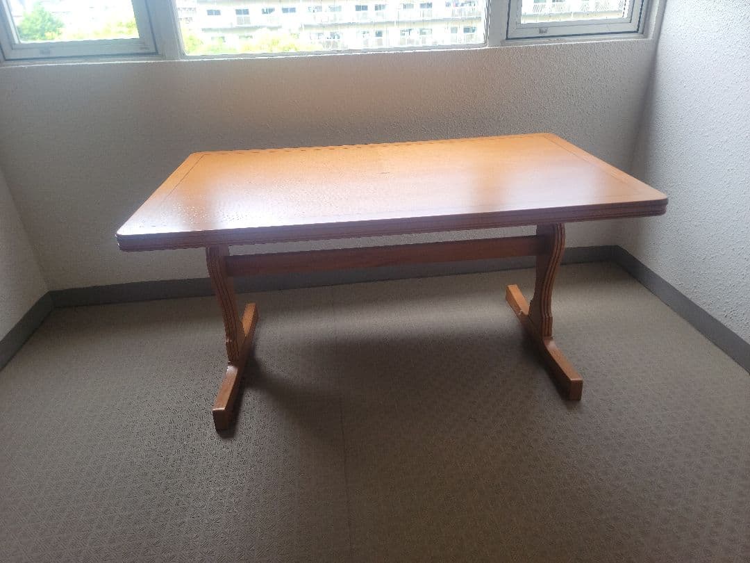 旭川家具　木製座卓 ナチュラルウッド 中型
