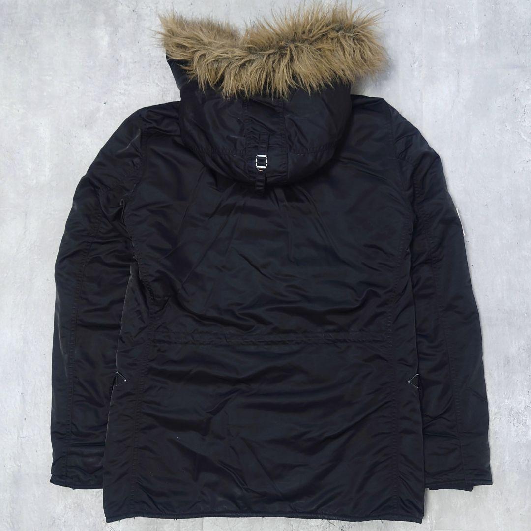HYSTERIC GLAMOUR N-3B プリマロフト ワッペン 黒 L