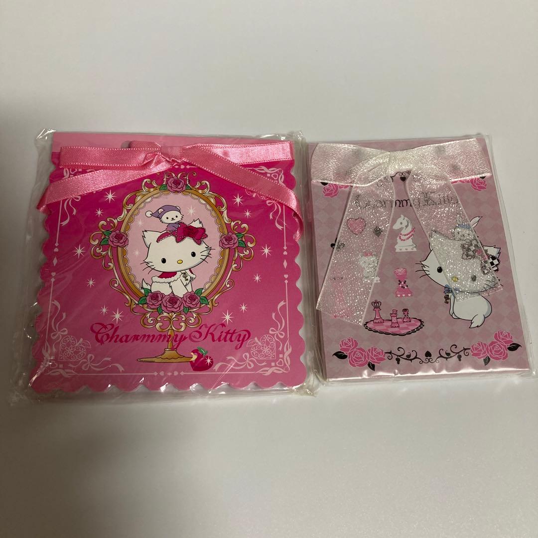 チャーミーキティ　メモ帳　リボン　2006 2007 スノーホワイト　チェス