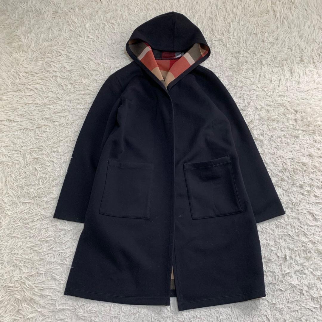 17195✨タグ付き✨ブルーレーベルクレストブリッジ リバーシブル コーディガン