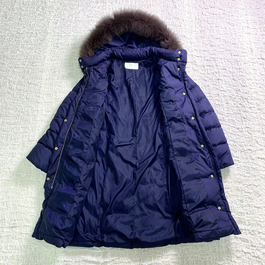 PROPORTION ロングダウンコート フォックスファー　ベルト