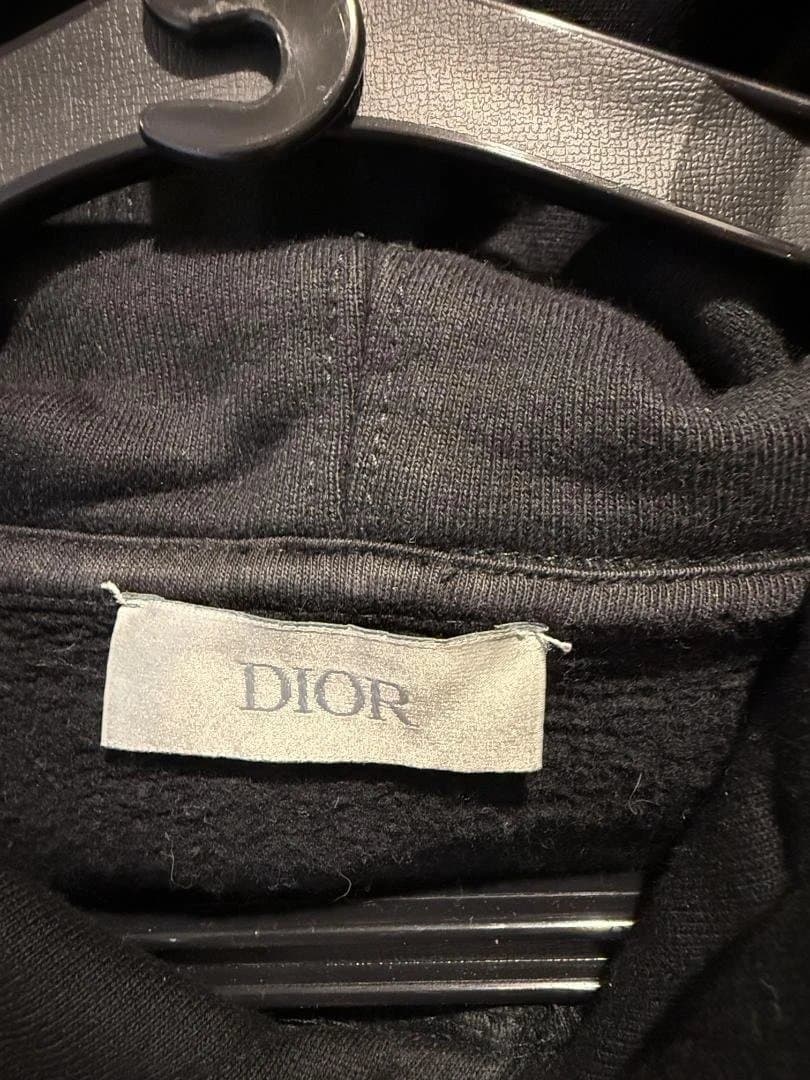 lisei　Dior ブラック フード付きパーカー