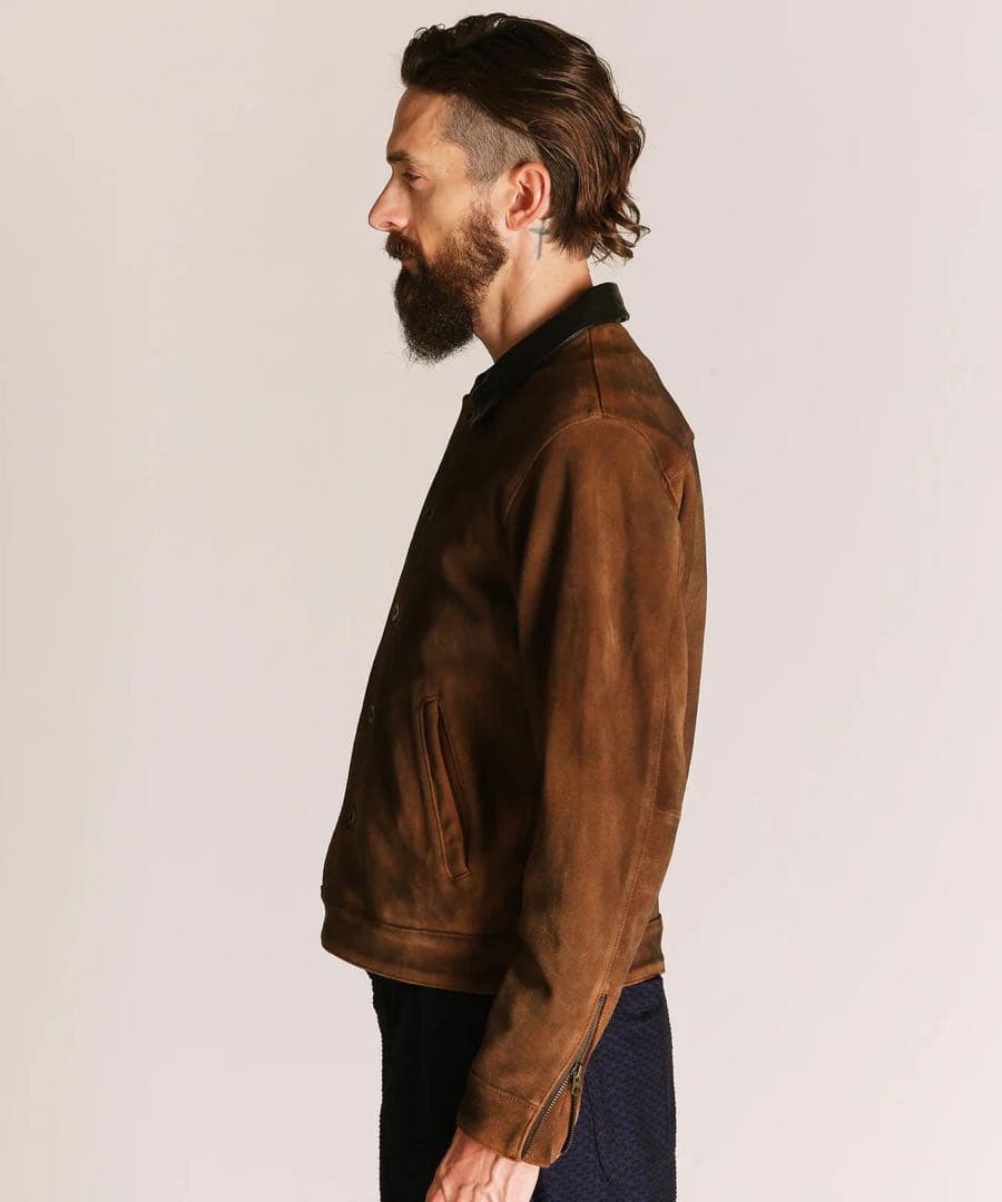 schott ニュービー　スエードジャケット　レザー