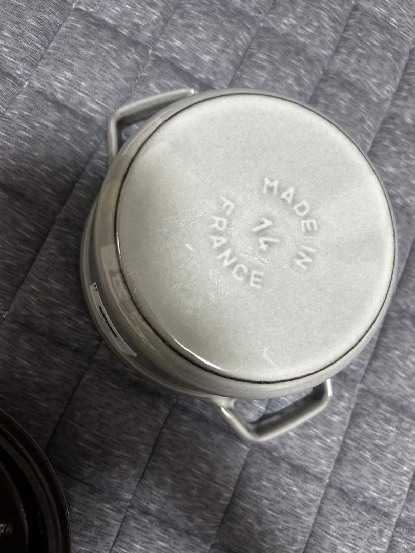STAUB LA COCOTTE 14センチ　グレー　小鍋　ココット鍋　ストウブ