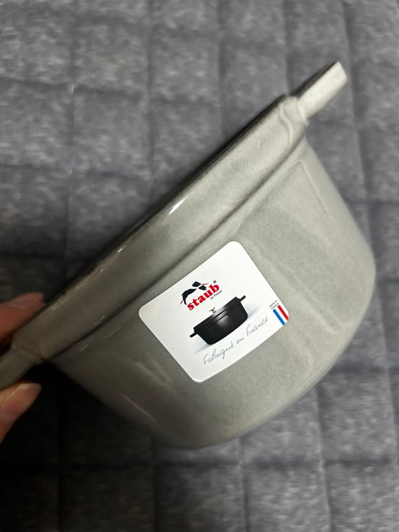 STAUB LA COCOTTE 14センチ　グレー　小鍋　ココット鍋　ストウブ