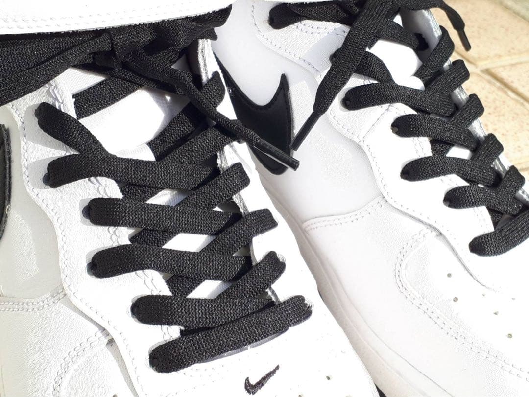 最終※NIKE ナイキ エアフォース1 AIR FORCE 1 白黒 28㌢