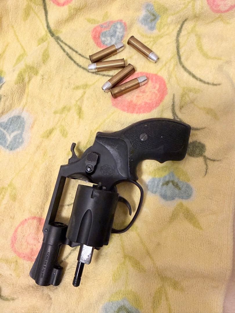 マルシン　ガスガン　S&W　M36　チーフスペシャル　HW　2インチ　ブラック