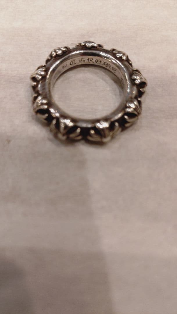 T*O様 CHROME HEARTS クロムハーツCROSS BAND RING