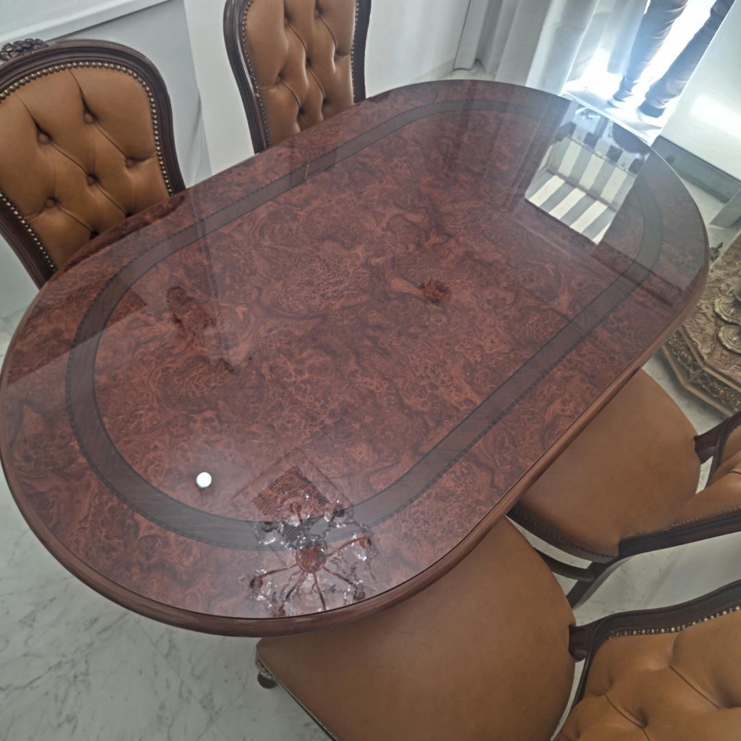 コンジュニム 高級アンティーク家具 欧風 4人掛け ダイニングテーブルのみ