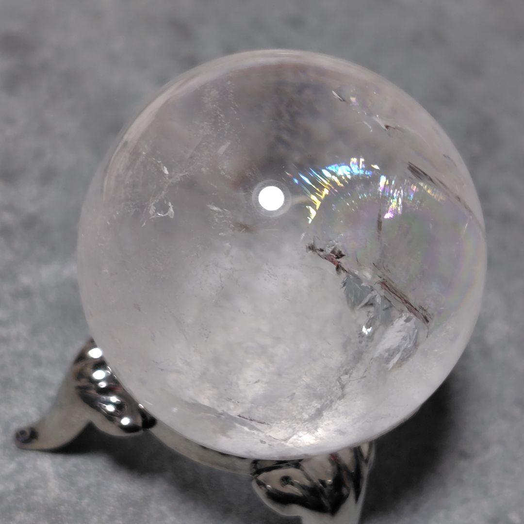 水晶玉 直径3.5cm クリアクォーツ 天然石 　置物 浄化